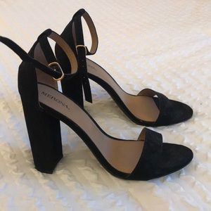 Merona Black Sandal Heels